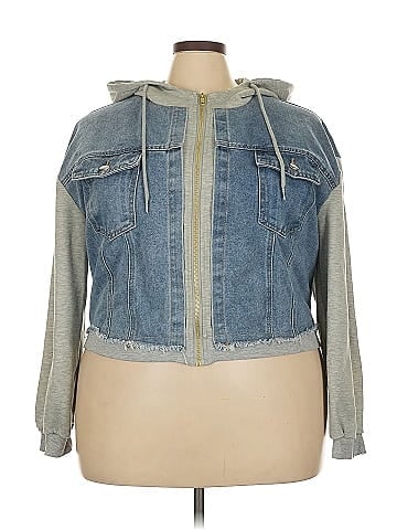 Shein Curve Denim Jacket (view 1)