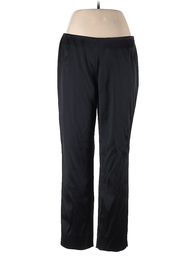 Pre-owned Lafayette 148 Casual Pants In Black