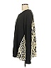 Le Lis Chevron-herringbone Black Long Sleeve Top Size M - photo 5