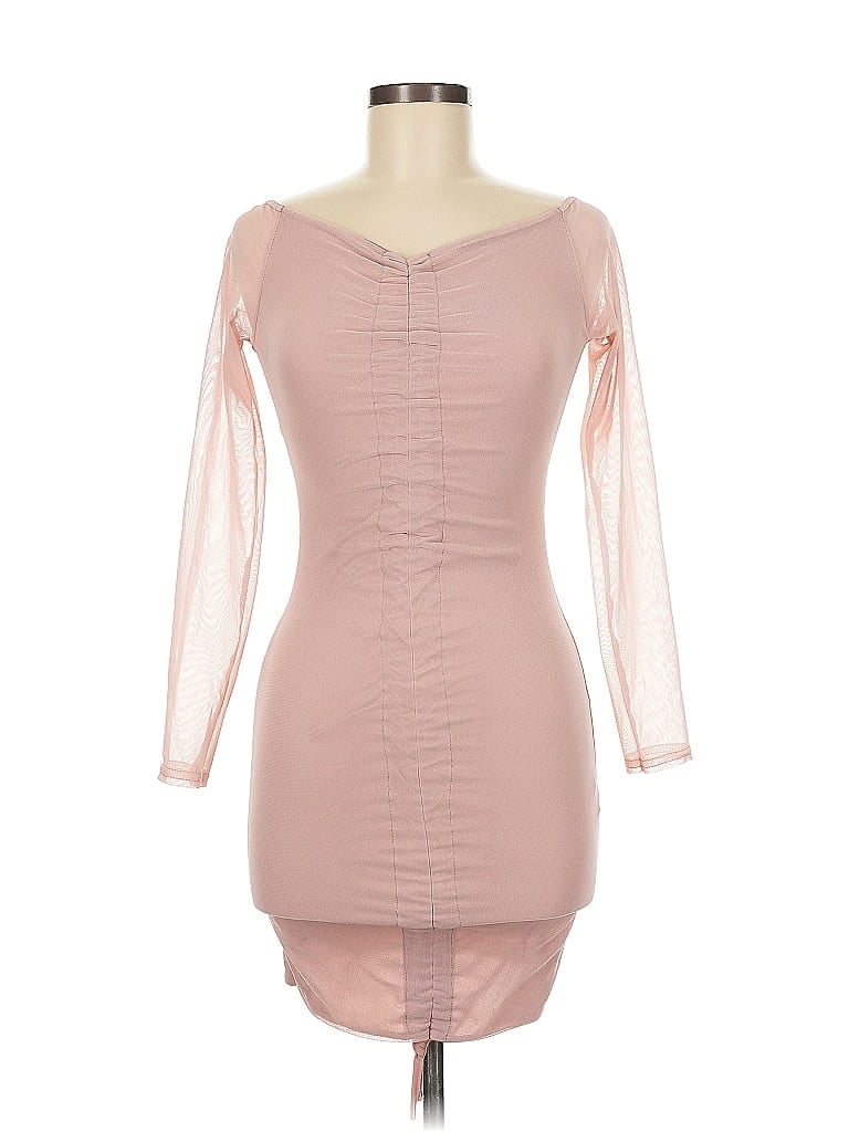 Pre-owned Prettylittlething Cocktail Dress In Pink