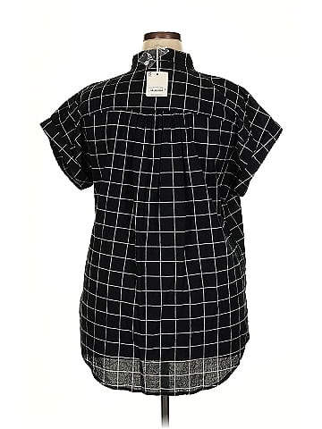 a.n.a. A New Approach Short Sleeve Blouse (view 2)