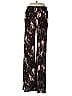 Veronica M. Print Black Casual Pants Size S - photo 1