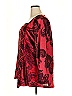One World Paisley Red Burgundy Long Sleeve Blouse Size 2X - photo 5