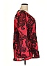 One World Paisley Red Burgundy Long Sleeve Blouse Size 2X - photo 4