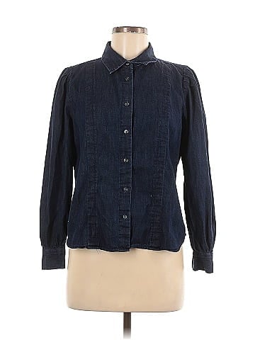 Ann Taylor Long Sleeve Button-Down Shirt (view 1)