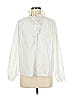 Xirena 100% Cotton White Long Sleeve Blouse Size M - photo 1