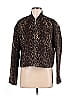 W by Worth Animal Print Brown Jacket Size M - photo 1