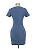Likely Solid Blue Casual Dress Size 4 - photo 2