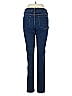Mossimo Solid Blue Jeans Size 8 - photo 2