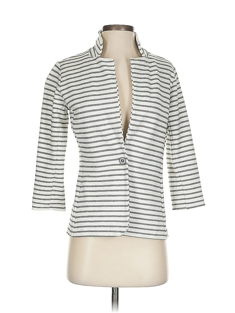 Pre-owned Tahari Blazer Jacket In Gray