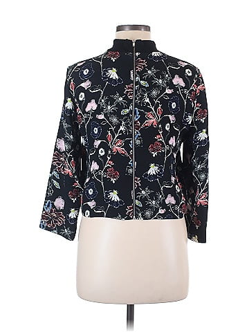 A.L.C. 3/4 Sleeve Silk Top (view 2)