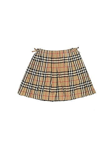 Burberry Pearly Vintage Check Pleated Skirt (view 1)
