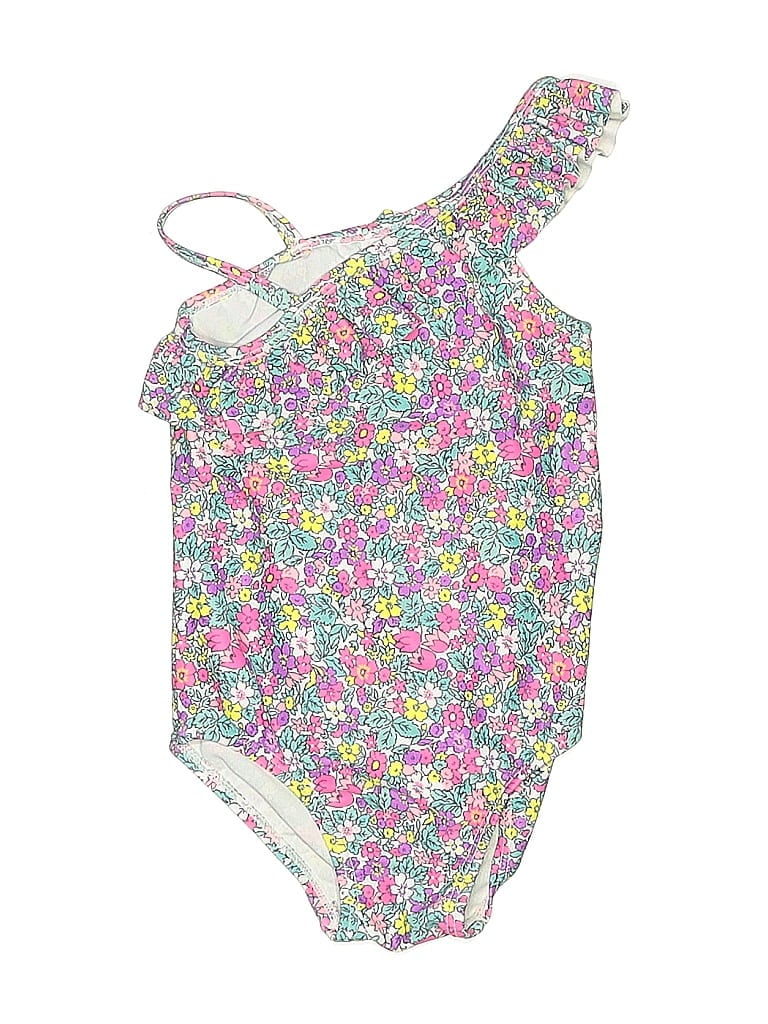 Carter's Paisley Pink One Piece Swimsuit 12-18 MO / 18 MO - photo 1