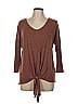 Green Envelope Brown Pullover Sweater Size L - photo 1