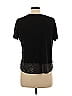 Koral 100% Tencel Lyocell Black Short Sleeve Top Size L - photo 2