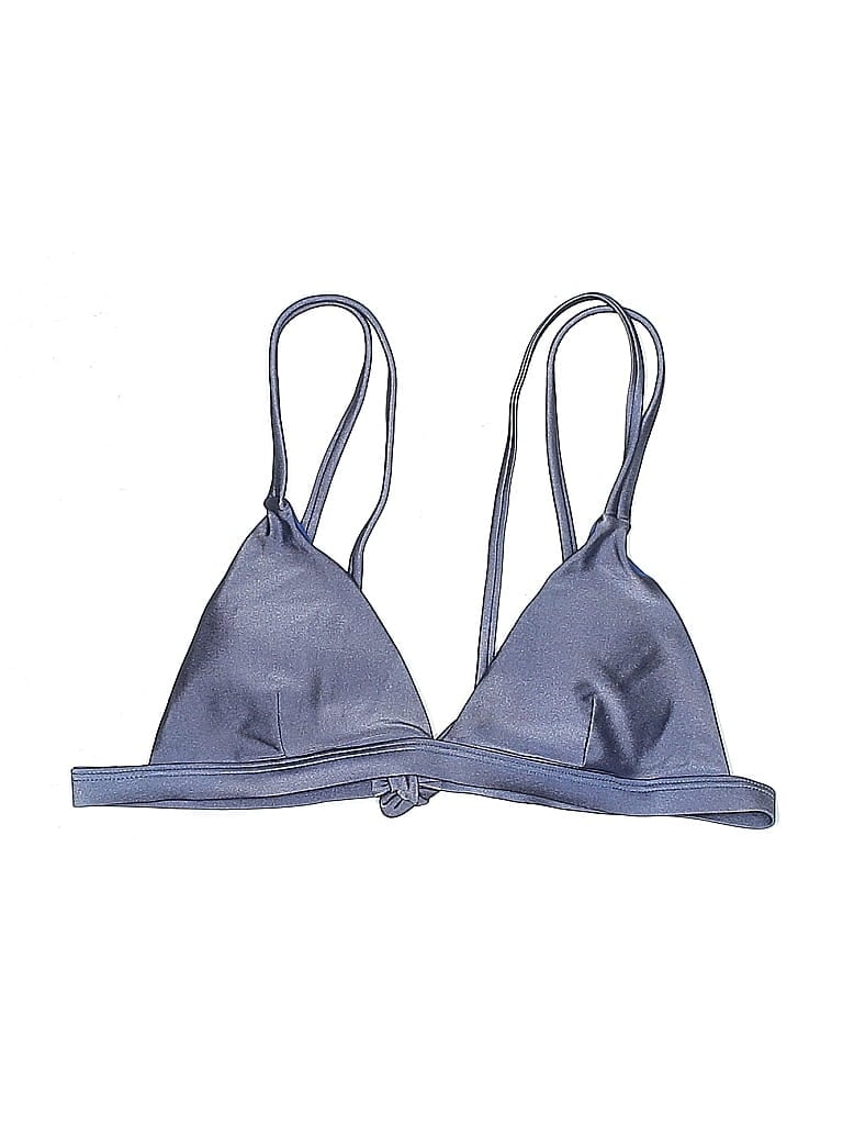 Click to view more detailed imagery on our partner's website Pre-owned Violetta Swimsuit Top Blue Swimwear