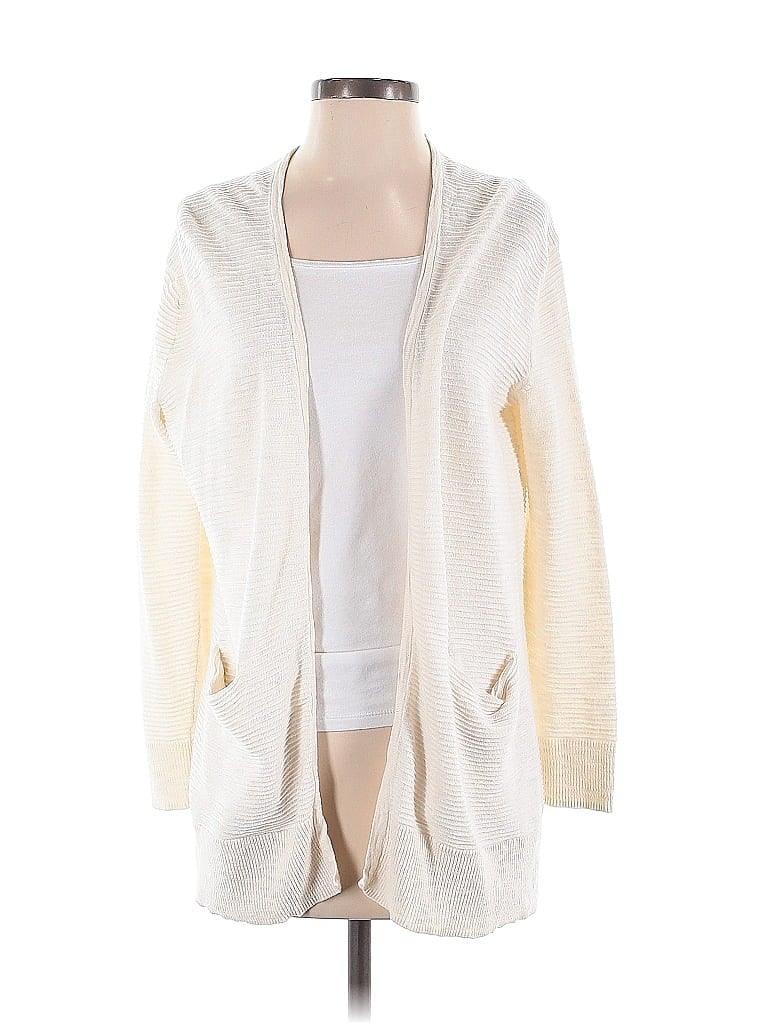 Pre-owned Madewell Cardigan Sweater In White