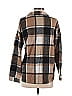 12th Tribe Plaid Brown Long Sleeve Button-Down Shirt Size S - photo 2