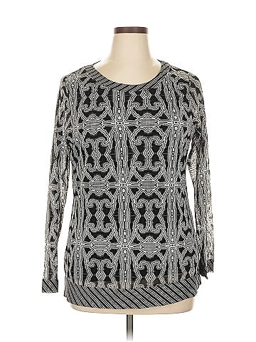 Dana Buchman Long Sleeve Top (view 1)
