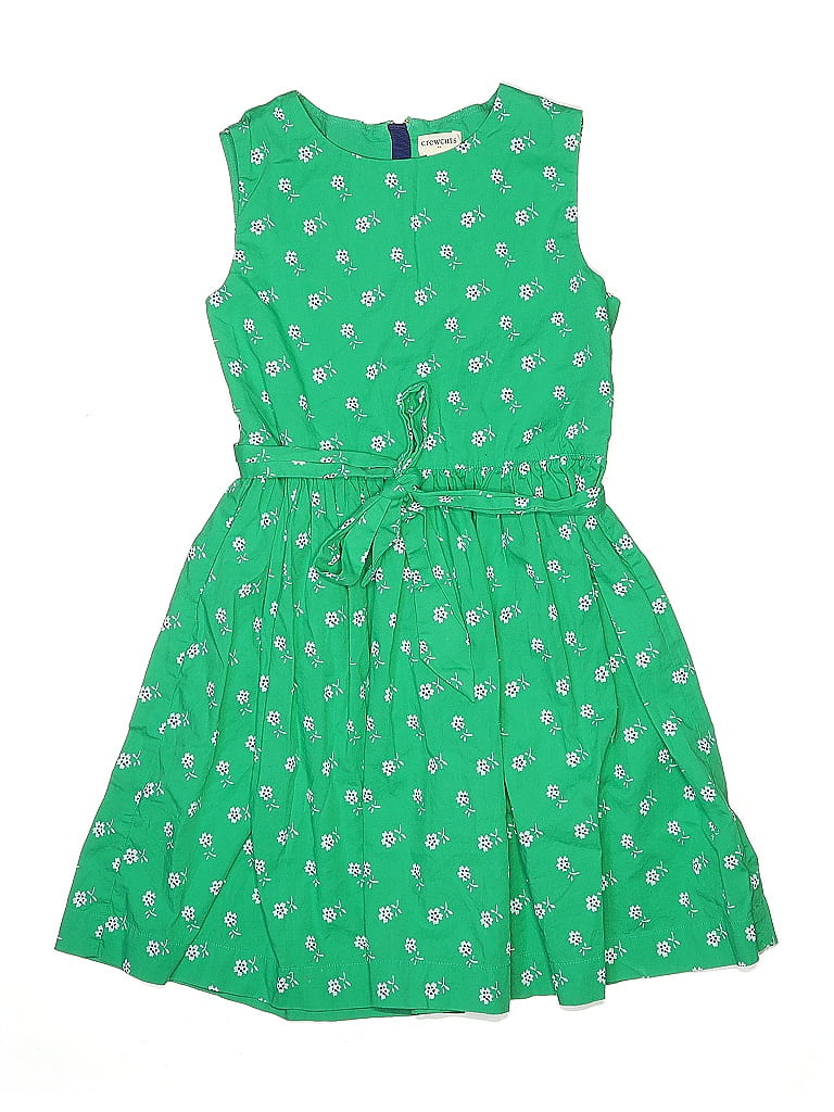 Crewcuts Outlet Hearts Green Dress Size 8 (big kids) - photo 1