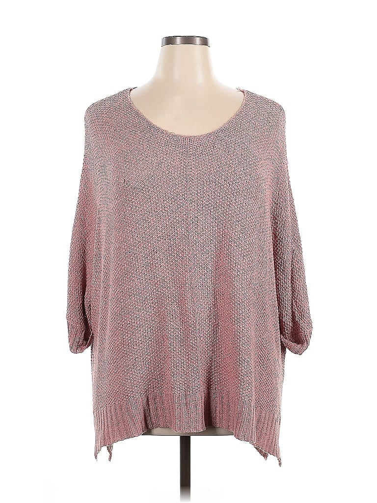 Easel Pink Pullover Sweater Size 1X - photo 1