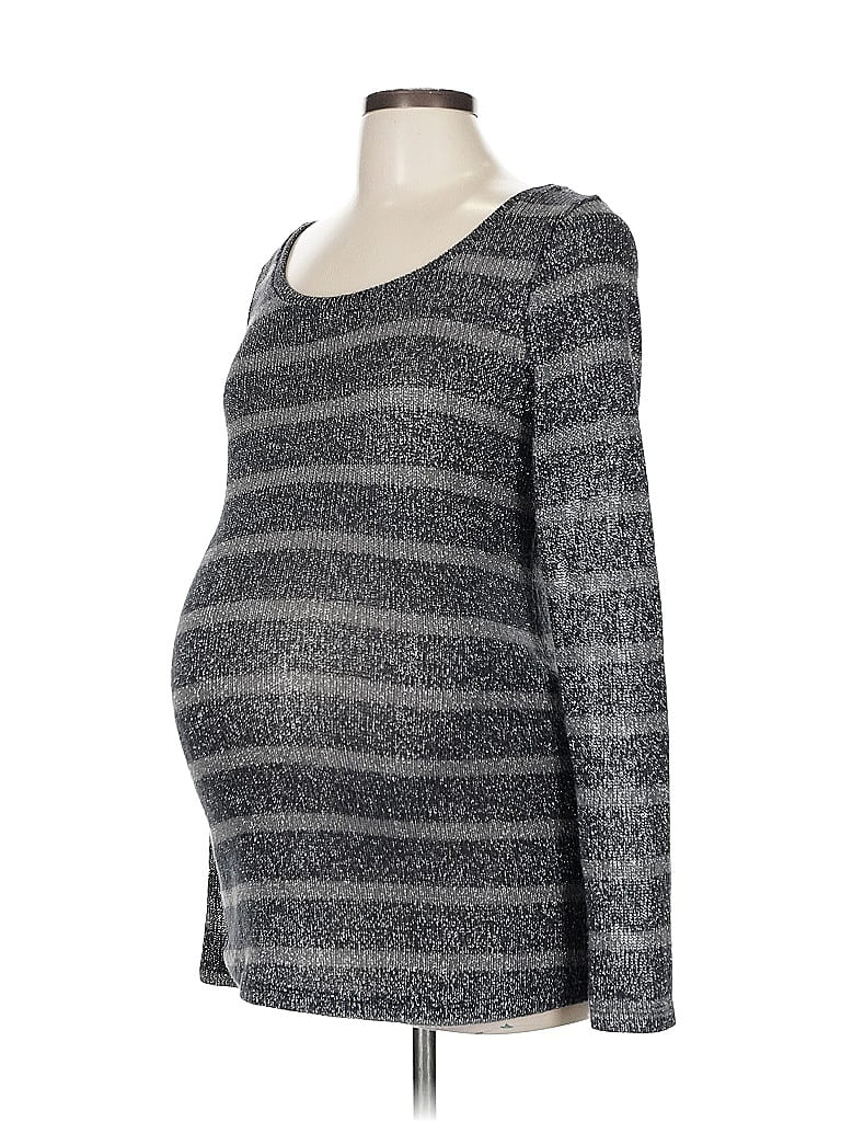 A Pea in the Pod Gray Pullover Sweater Size M - photo 1
