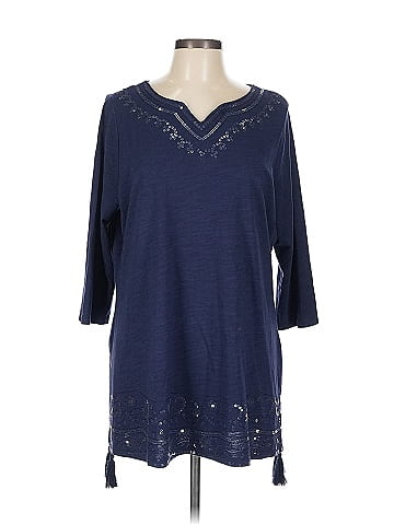Belle By Kim Gravel 3/4 Sleeve Top (view 1)