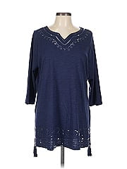 Belle By Kim Gravel 3/4 Sleeve Top