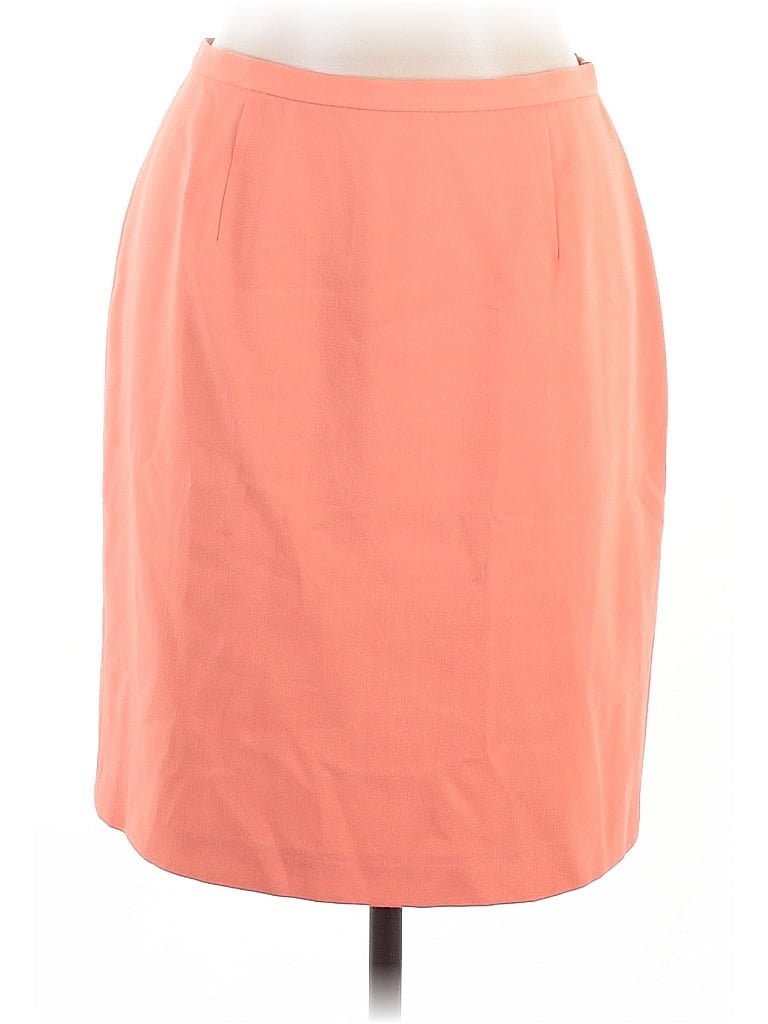 Pre-owned Blushe Impressions Formal Skirt In Orange