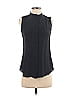Banana Republic 100% Silk Black Sleeveless Silk Top Size 00 - photo 1