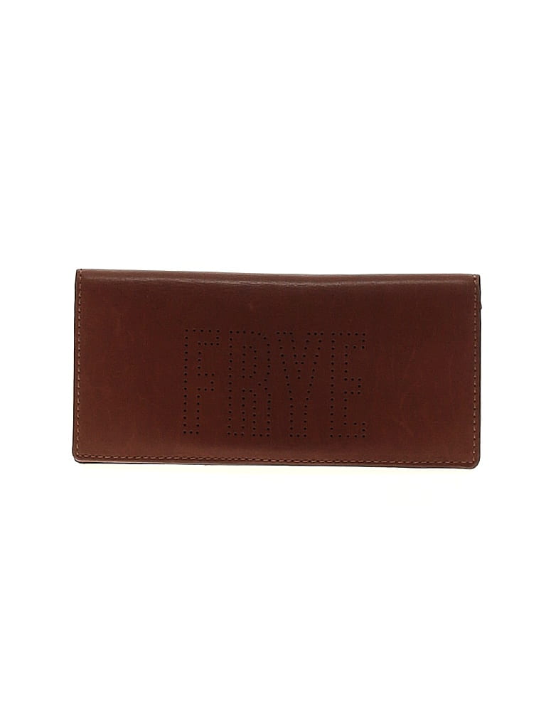 FRYE 100% Leather Burgundy Brown Leather Wallet One size - photo 1
