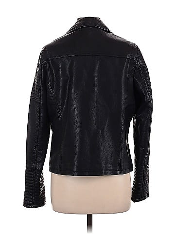 Topshop Faux Leather Jacket (view 2)