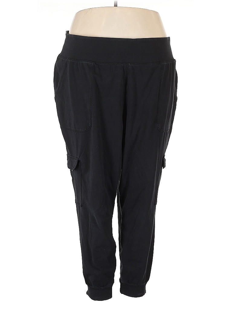 LIVI Solid Black Active Pants Size 26 waist - photo 1