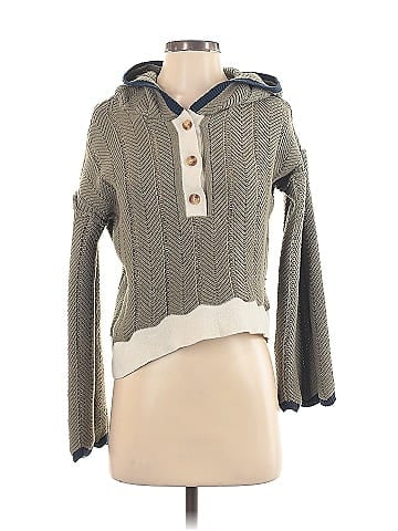 Hem & Thread Pullover Sweater (view 1)