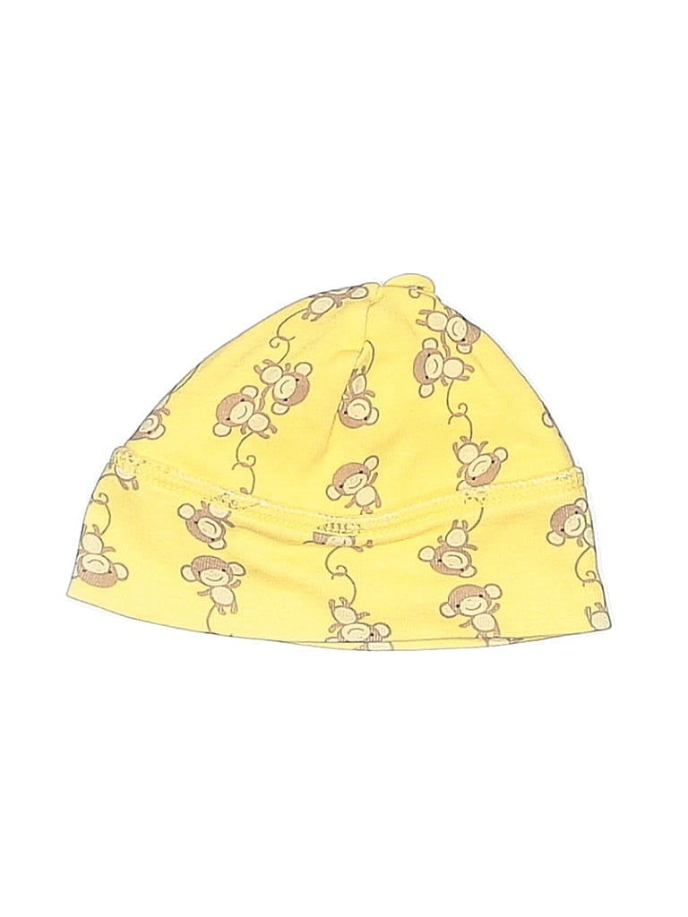 Gymboree 100% Cotton Yellow Beanie Size 0-3 mo - photo 1