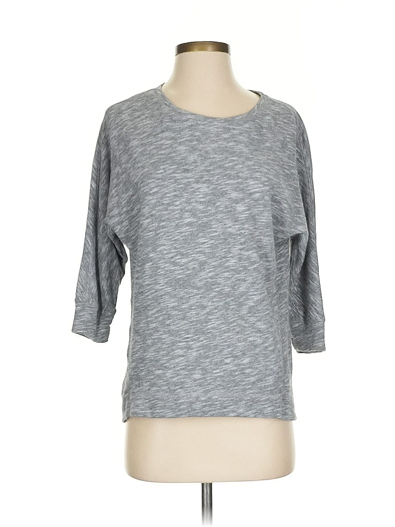 Pre-owned Lou & Grey Cardigan Sweater In Gray