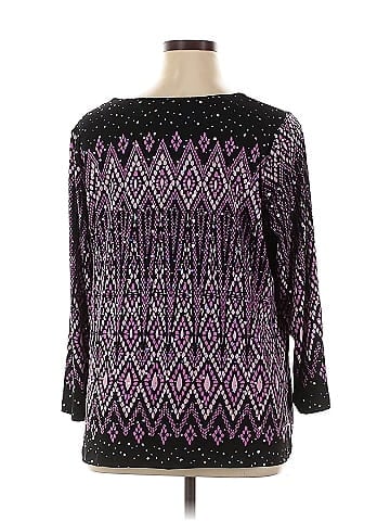 Bob Mackie Long Sleeve Blouse (view 2)