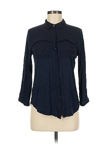 Ann Taylor 3/4 Sleeve Button-Down Shirt (view 1)