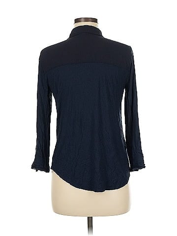 Ann Taylor 3/4 Sleeve Button-Down Shirt (view 2)
