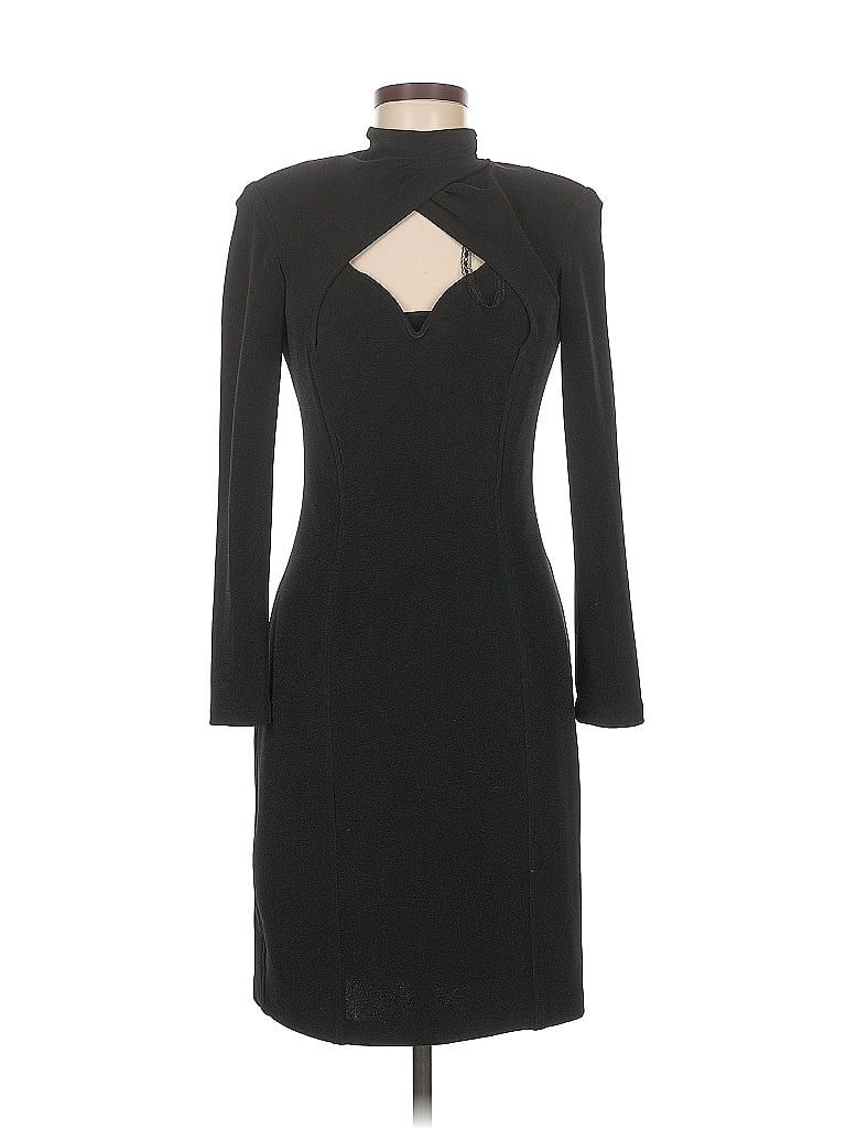 Betsy & Adam Black Cocktail Dress Size 9 - photo 1