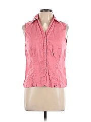 Carole Little Sleeveless Button Down Shirt