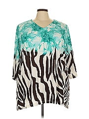 Susan Graver 3/4 Sleeve Blouse