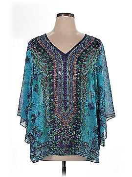 Belle By Kim Gravel 3/4 Sleeve T Shirt