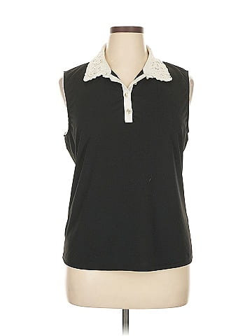 Karl Lagerfeld Paris Sleeveless Polo (view 1)