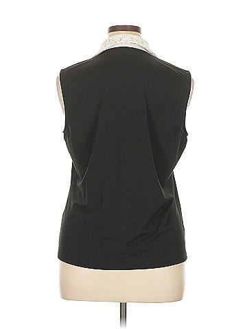 Karl Lagerfeld Paris Sleeveless Polo (view 2)