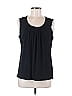 Kasper Black Sleeveless Blouse Size M - photo 1