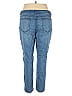 Soho JEANS NEW YORK & COMPANY Hearts Blue Jeans Size 14 - photo 2