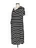 Liz Lange Maternity for Target Stripes Black Casual Dress Size L - photo 1