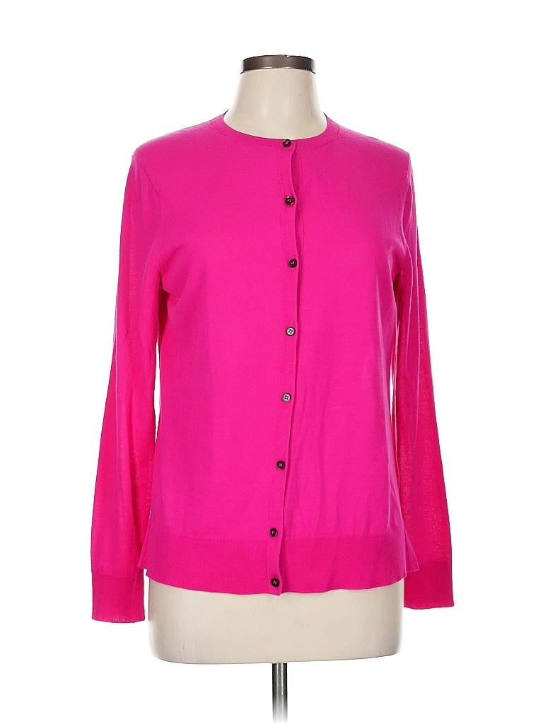 Pre-owned Lafayette 148 Cardigan Sweater In Pink