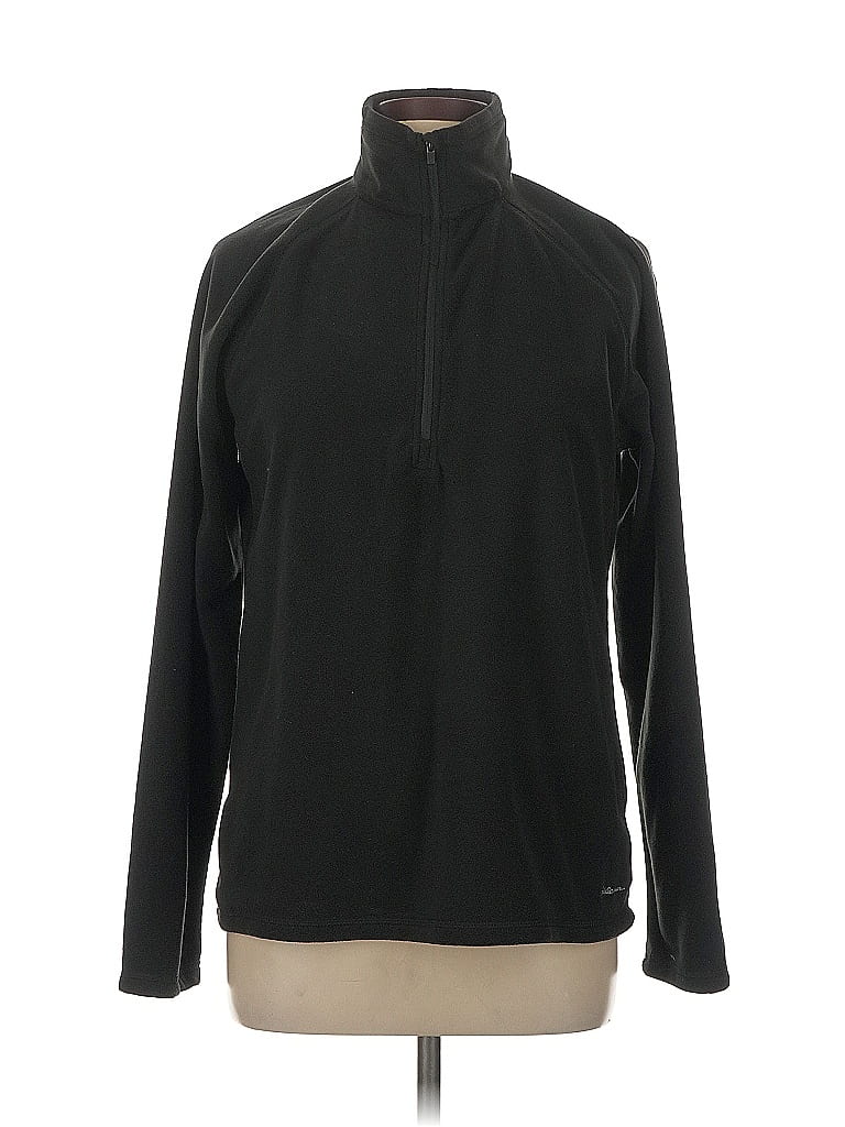 Eddie Bauer 100% Polyester Black Fleece Size L - photo 1